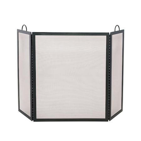 Uniflame UniFlame S-1505 3 Fold Black Wrought Iron Large Screem S-1505